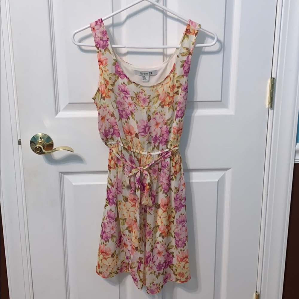 Floral print dress